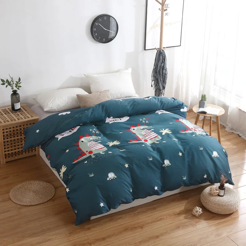 Пододеяльник с мультяшным рисунком хлопковый пододеяльник розового