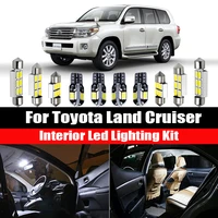 14x canbus error free led interior light kit package for 2008 2011 toyota land cruiser car accessories map dome trunk license li