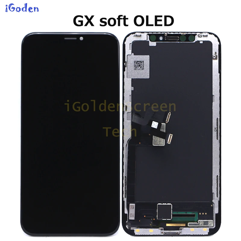 Высокое качество OLED Замена для iphone X ЖК-дисплей с кодирующий преобразователь сенсорного экрана в сборе для iphone X ЖК-экран
