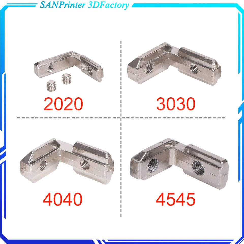 Т-образное гнездо L Форма Алюминий угол кронштейн угловой интерьер совместных