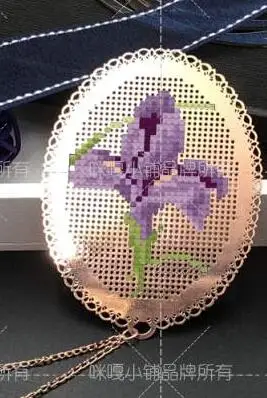 TT Rose ремесло Стич вышивки крестом металлическая Закладка серебро Золотой Рукоделие Вышивка ремесла счетный крест-строчка Kit-6TH - Цвет: Темно-серый