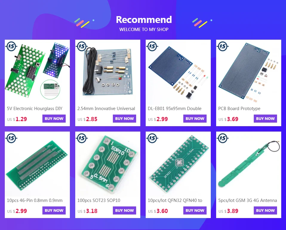 Печатная плата универсальная макетная плата PCB тестовая плата 95 мм* 95 мм DL-EB01 95x95 мм двухсторонний прототип
