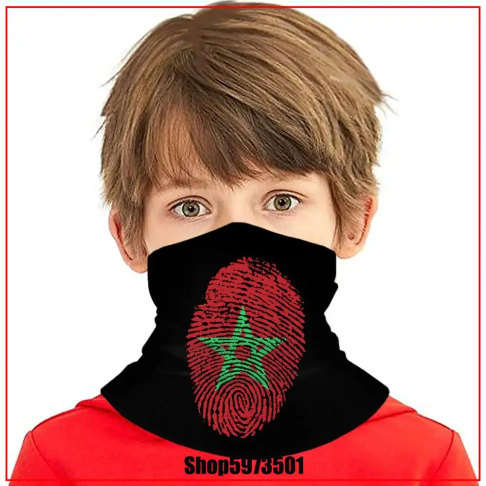 Марокко флаг отпечатков пальцев аксессуары для волос женщин Гарри банданы шарф