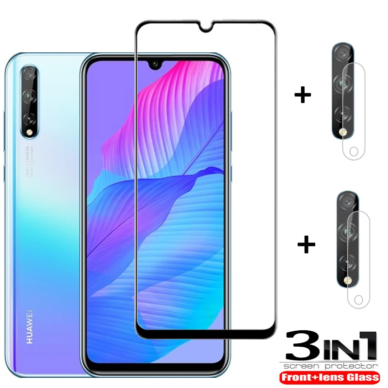 3 в 1стекло huawei y8p стекло для y6p/y7p 2020 защитное очки хонор 9а хуавей у6р у8 р на 9с у7р 9 а
