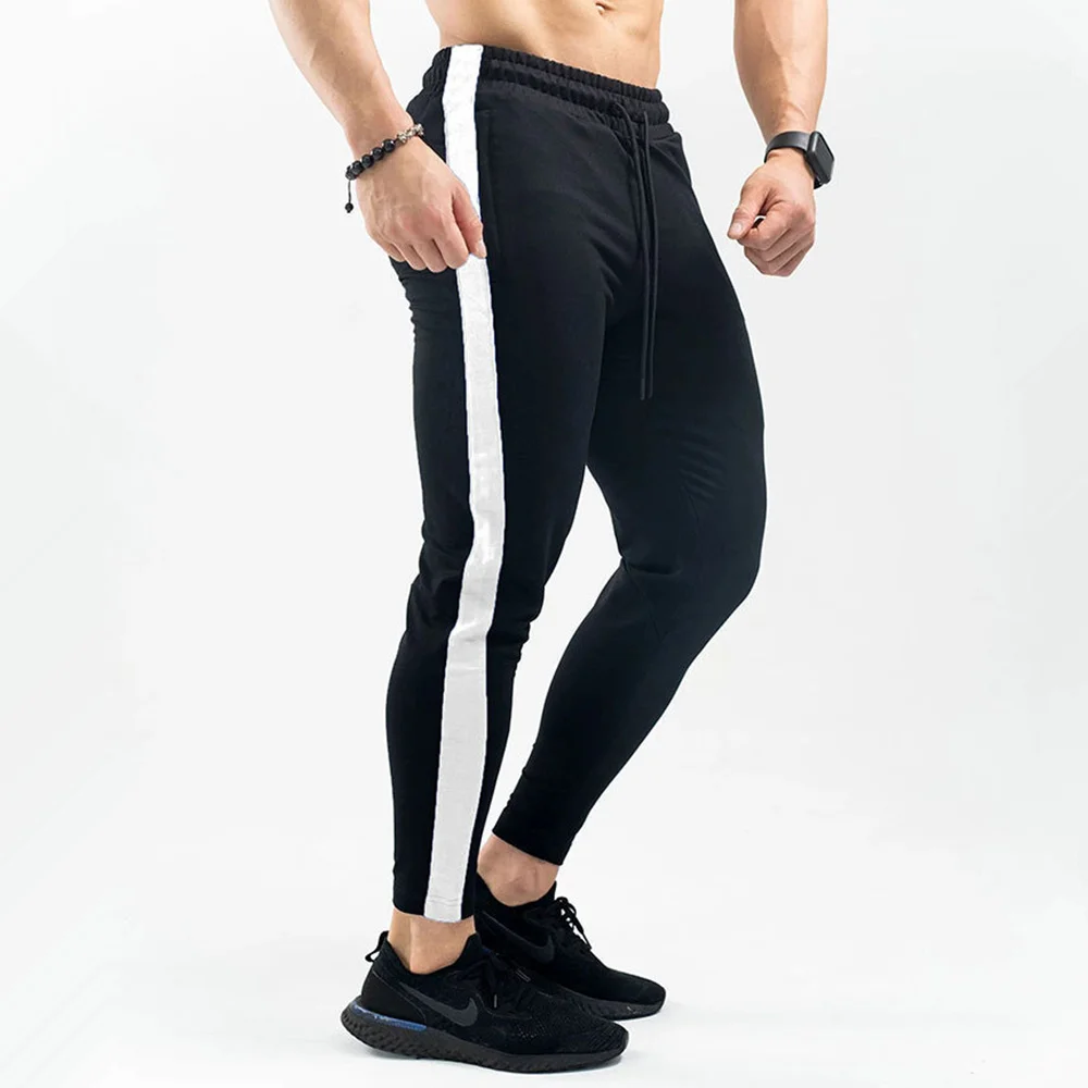

Sweatpants for men, slim, gymnastics, fitness, running, autumn, cotton