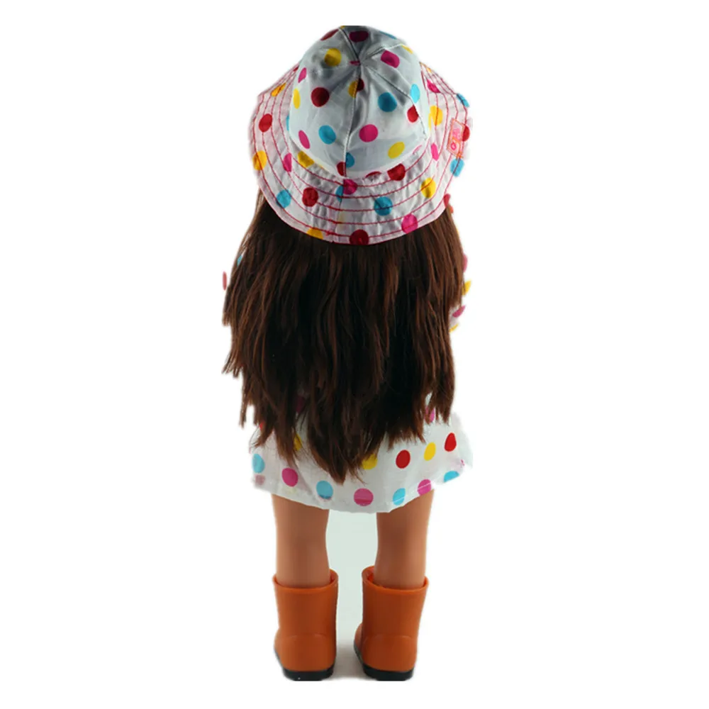

NEW ARRIVE fashion spot clothes+hat fit 18 inch doll accessories(without shoes)b849