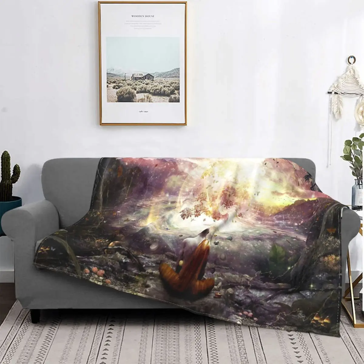 

Manta de la Nature y el tiempo, colcha para cama a cuadros, muselina, Sudadera con ет capuros, Manta para camas