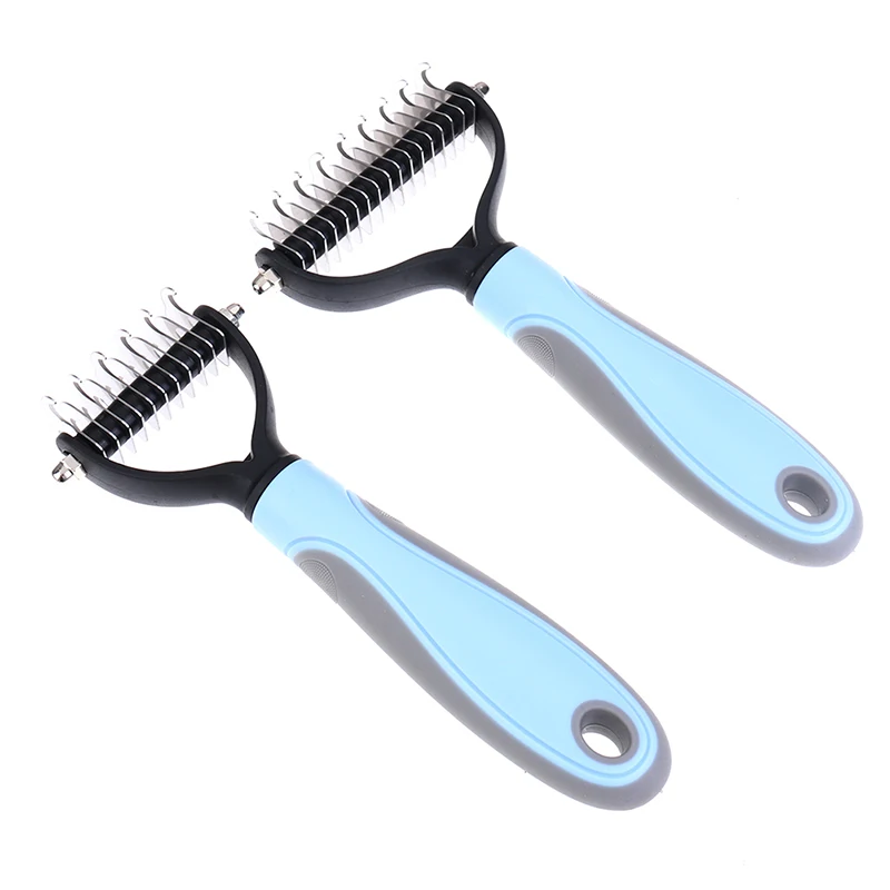 Расческа для кошек и собак двусторонняя из нержавеющей стали|Груминг| |