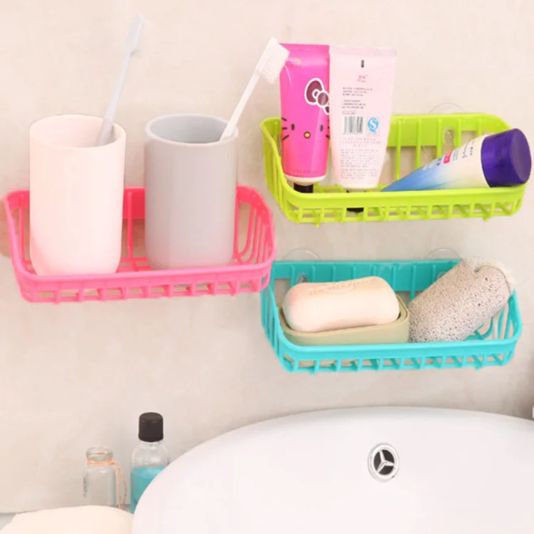 Полка многофункциональная с двойной присоской для кухонной раковины подставка