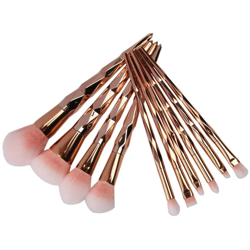 GUJHUI 7/10 шт. кистей для макияжа высокого качества набор с деревянной основой тени