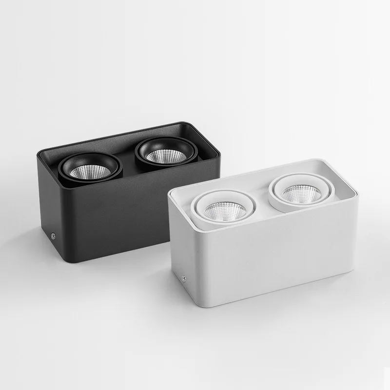 Квадратный светодиодный потолочный светильник с поверхностным креплением 7 Вт 21