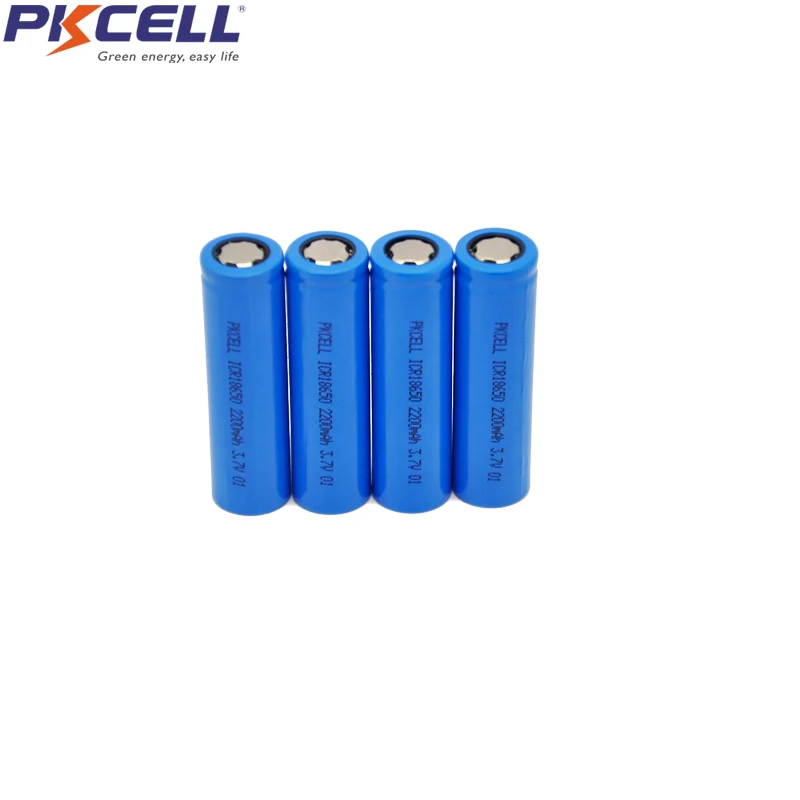 6 шт. PKCELL Li Ion 18650 2200mah батарея ICR18650 3 7 V перезаряжаемая литий ионная аккумуляторная