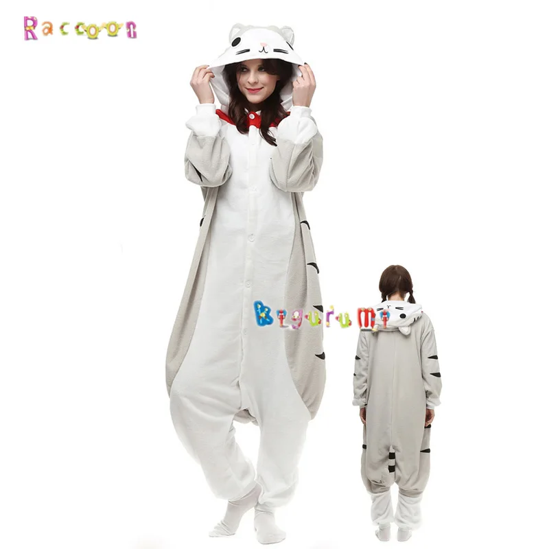 

XXL180-200cm Unisex Animal Totoro Fleece Adult Onesie Boy Girl Christmas Cosplay Winter Pajama Raccoon Kigurumi
