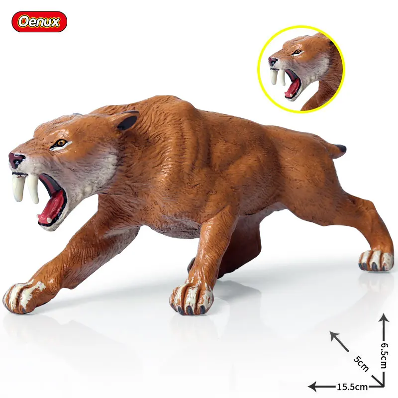 Oenux оригинальные дократические дикарские животные Megalodon Shark Dunkleosteus мамонт тигр