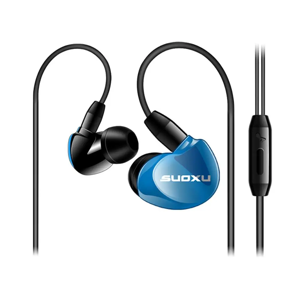 

SX538 Universal Heavy Bass HiFi In-Ear Wired Earphone Sports Headset with Mic