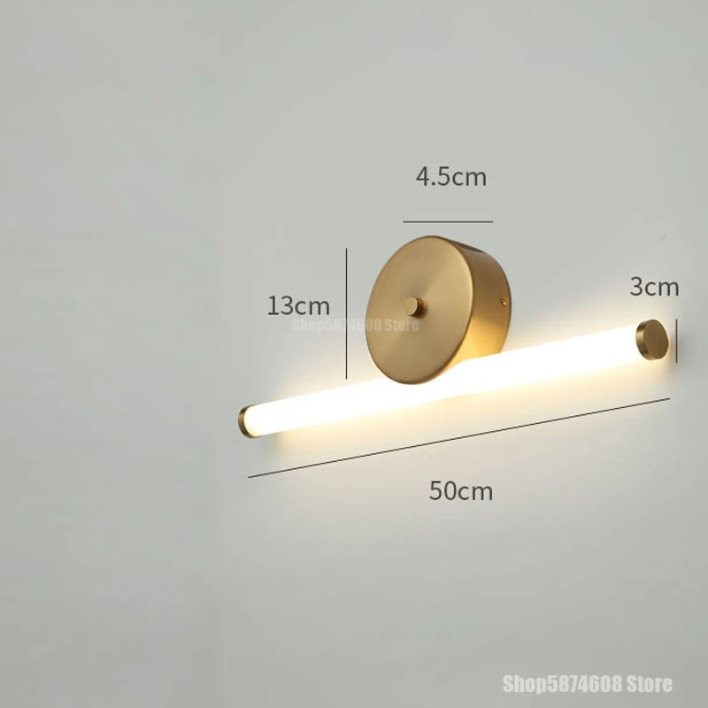 Современная светодиодная акриловая настенная лампа в скандинавском стиле