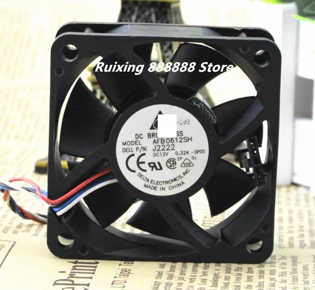 

AFB0612SH 6025 12V 0.32A контроль температуры 6 см cm S9 вентилятор