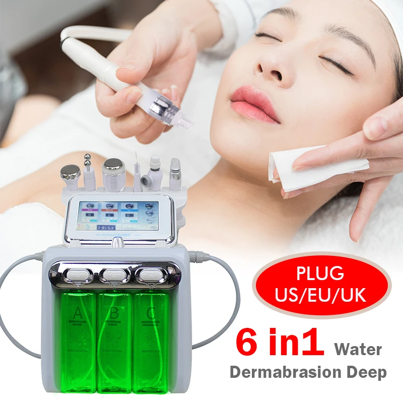 6 в 1 портативная гидро-дермабразия уход за кожей косметический аппарат