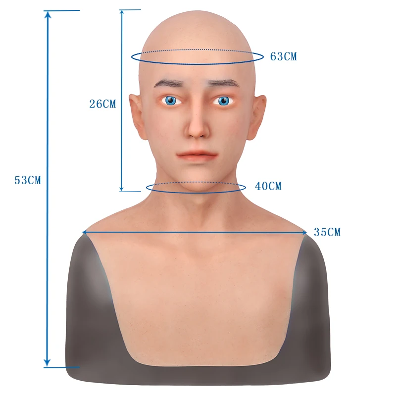 

Cosplay 4G Sunny Ellen Face Mask Realistic Soft Silicone Male for Masquerade Halloween Crossdresser Drag Queen Transgender