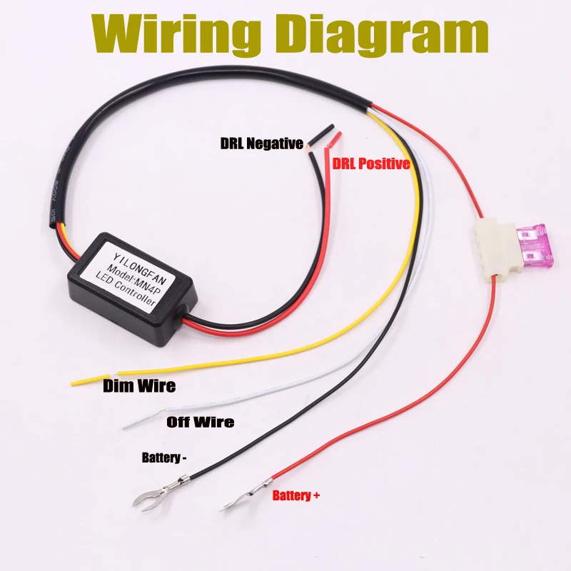 1 шт. Авто Светодиодный дневной светильник реле DRL модуль контроллера