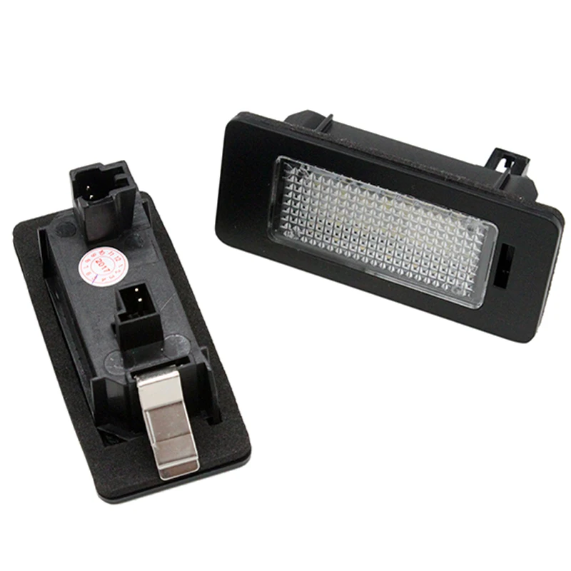 HAUSNN 2X Car LED 24SMD License Plate Light Number Lamp 12V for Skoda Fabia Superb Yeti | Автомобили и мотоциклы