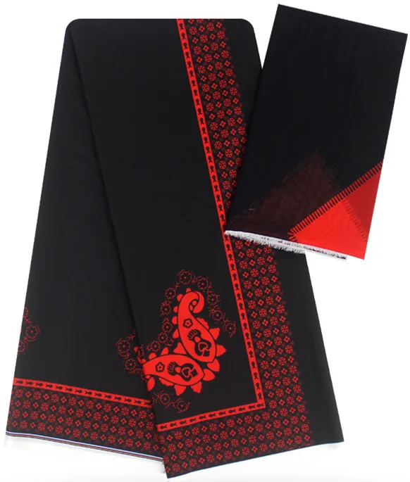 Шифоновая ткань африканская чистый шелк оптовая продажа 2 + 4 Ярда Африканский