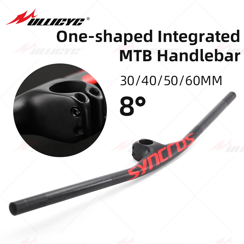 

SYNCROS 8 Degree 30/40/50/60mm MTB Full Carbon Fiber Mountain Bike Integrated Handlebar FRASER IC SL 28.6mm