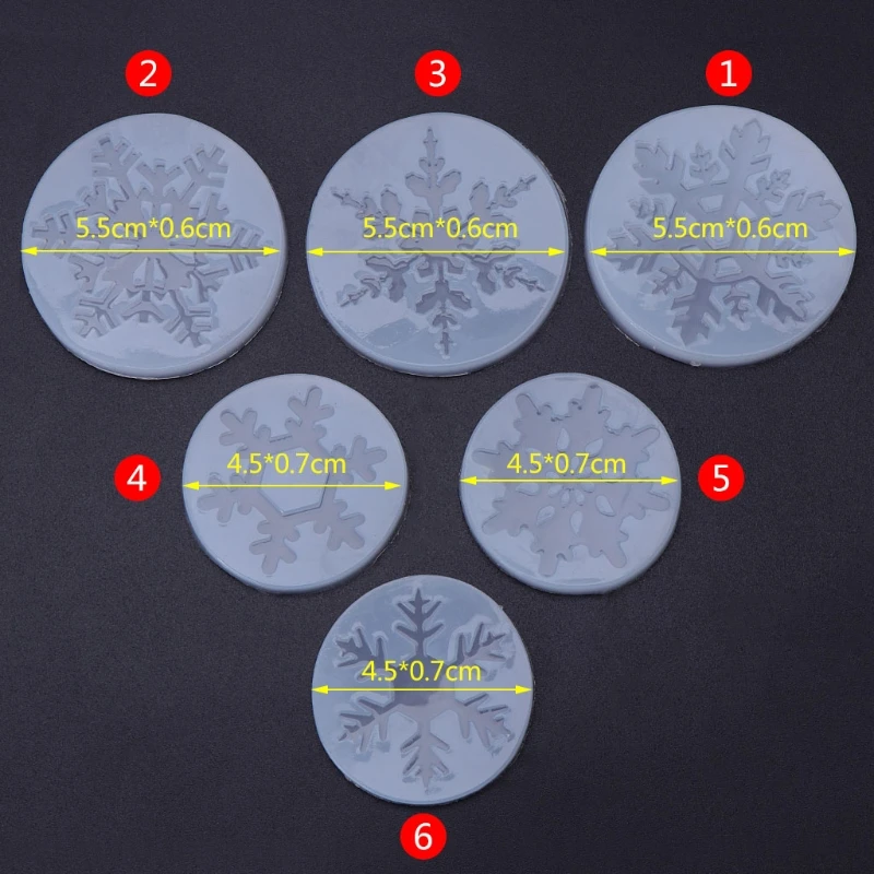 Силиконовая форма снежинка рождественские поделки сделай сам изготовление