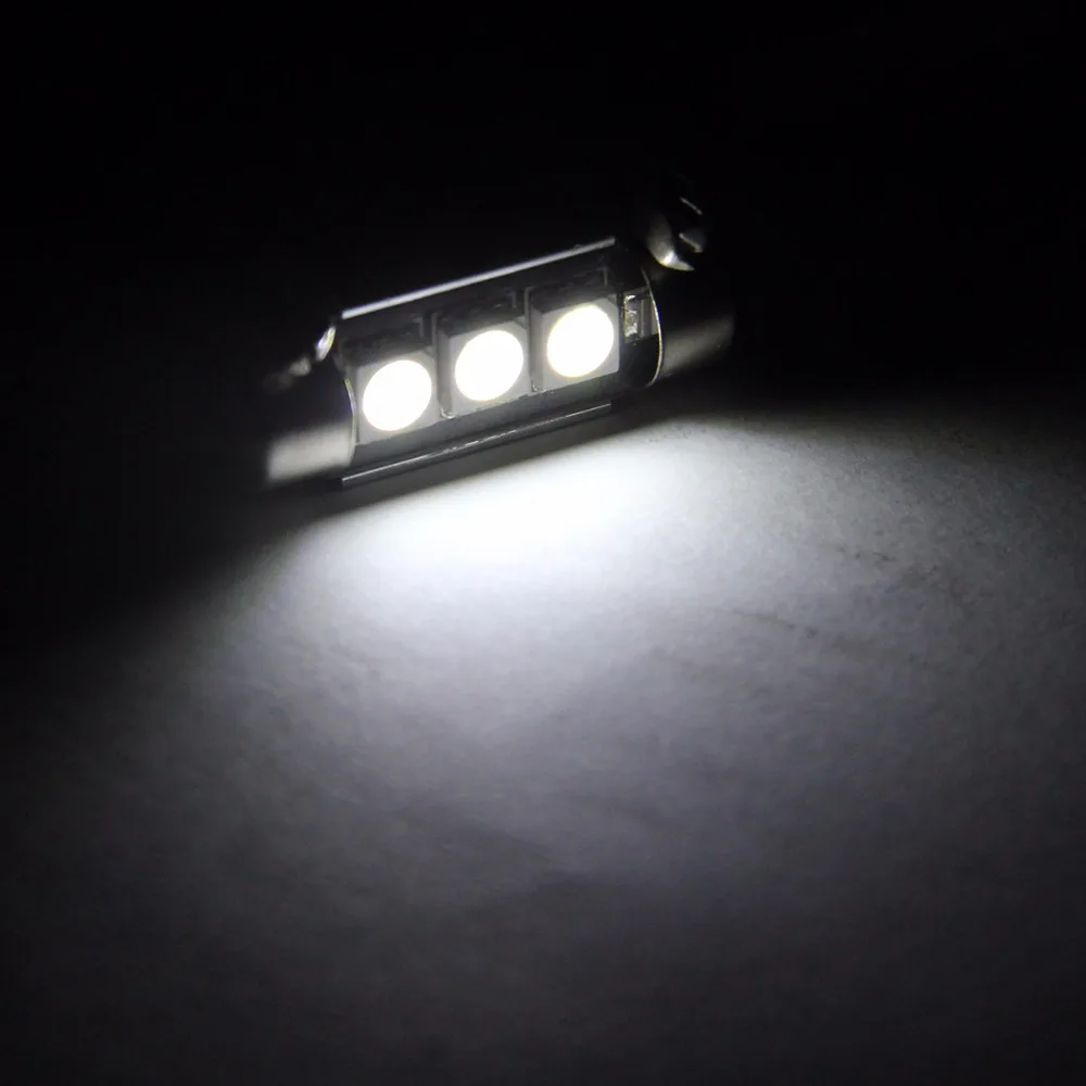 Радиатор POSSBAY 2 шт. 5050 дюйма 3SMD 36 мм Canbus светодиодные лампы для автомобиля