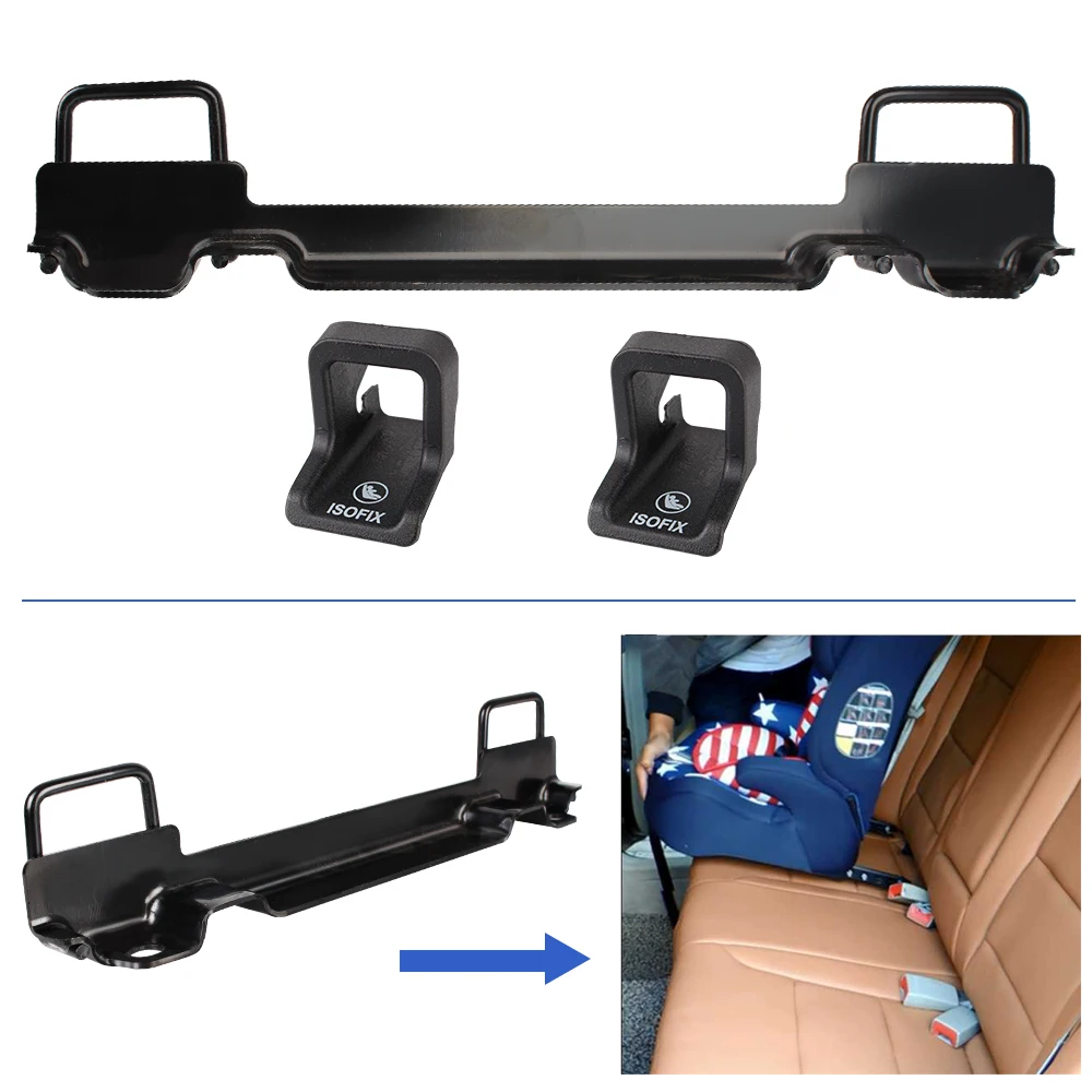

For ISOFIX Connector Seat Latch Interfaces Bracket Seat Belt Buckle Bracket Guide Retainer Fixed Installation Kit
