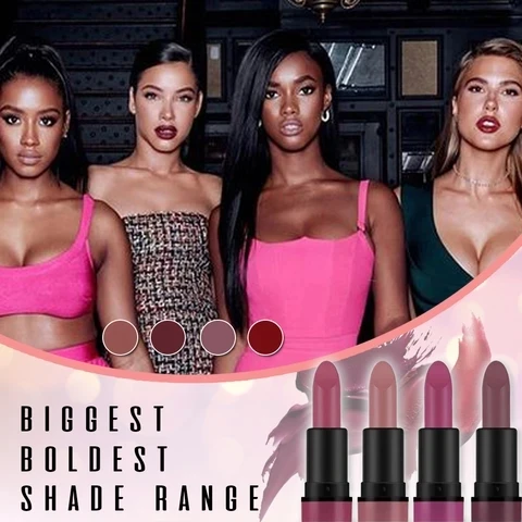 12 цветов матовая губная помада водостойкая стойкая сексуальная фиолетовая