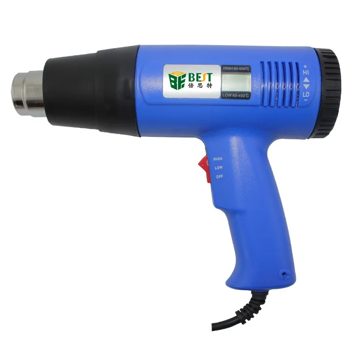 

Best 8016 Digital Heat Gun 1600W Industrial Hot Air Blower Car Film Baking Gun Baking Gun Heat Shrinkable Hair Dryer
