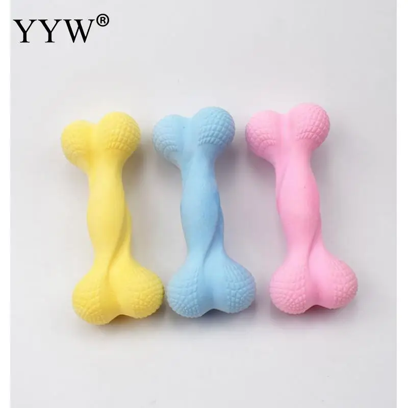 Аксессуары для собак ТПР резиновые кости с ароматом молока из пенопласта собака