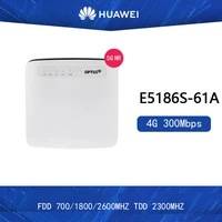 unlocked huawei e5186 e5186s 61a 4g lte cat6 300mbps cpe wireless router gateway hotspot modem2pcs antenna