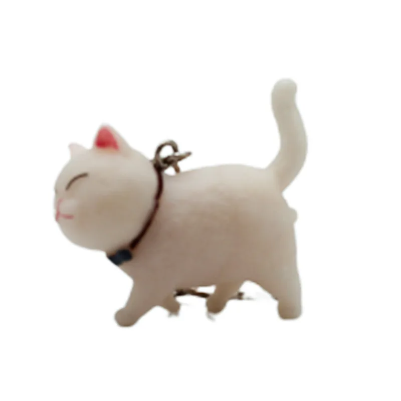 Случайный 1 шт. брелок для ключей с мультяшным котом и куклой украшение сумки