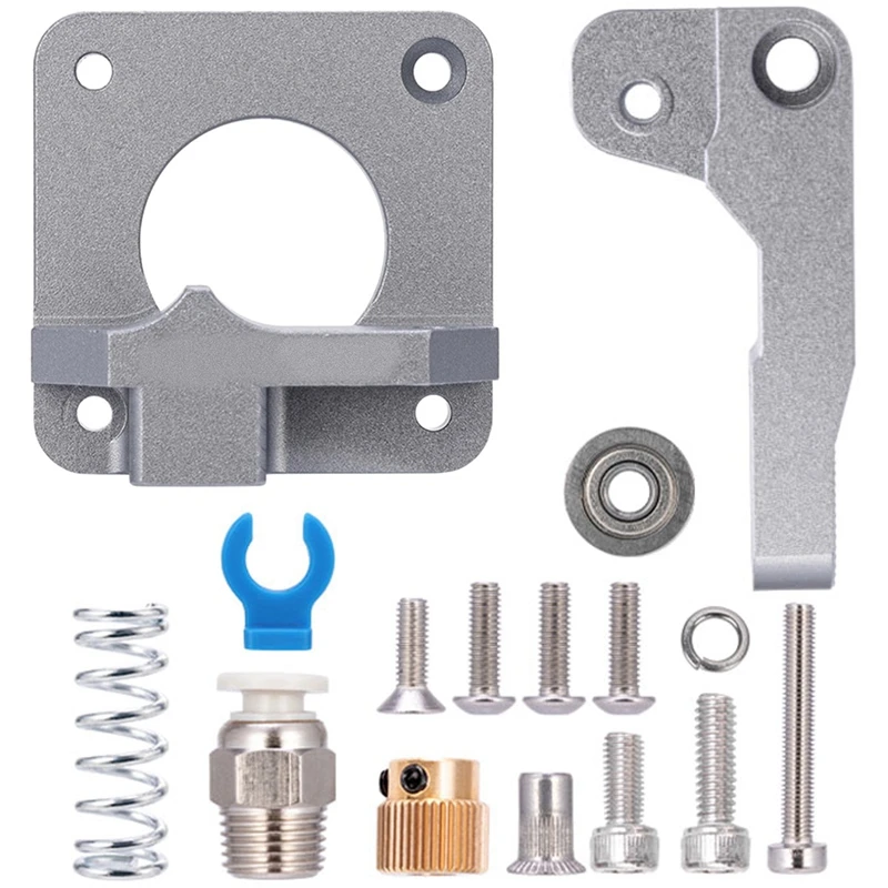 Новый металлический Mk8 серый цвет экструдер алюминиевый сплав блок Боуден 1 75 мм