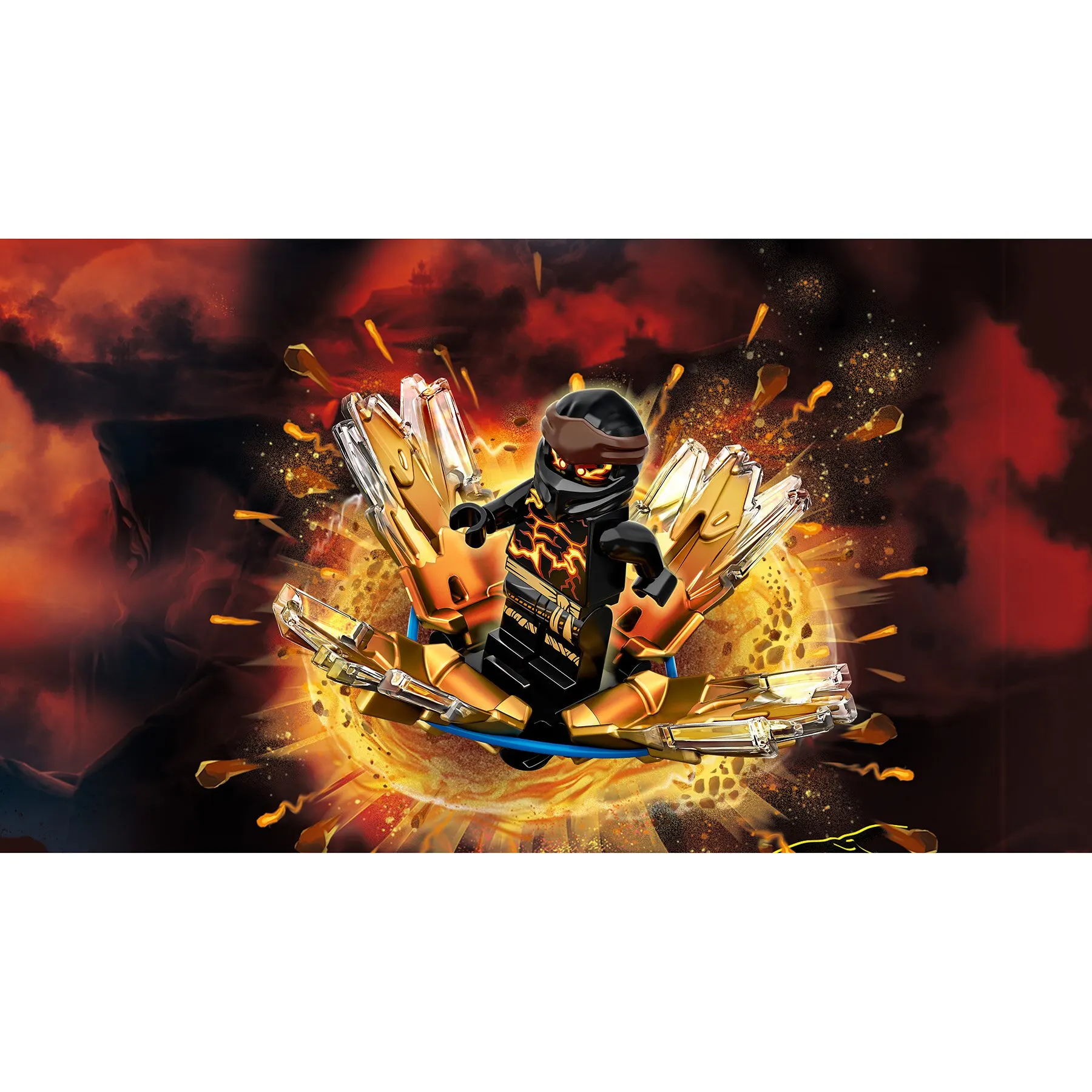 Конструктор LEGO NINJAGO 70685 Шквал Кружитцу — Коул | Игрушки и хобби