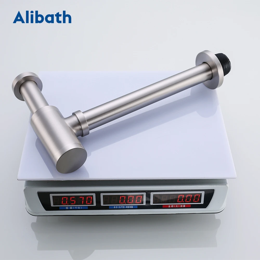 Приманка для бутылок раковины латунная приманка ванной комнаты стоков