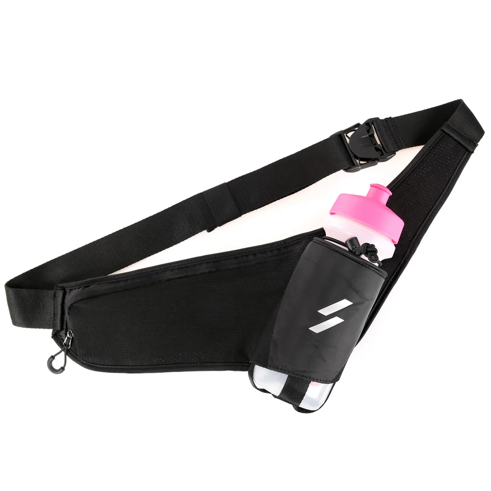 Спортивная сумка на пояс для бега с держателем бутылки водой поясная телефона