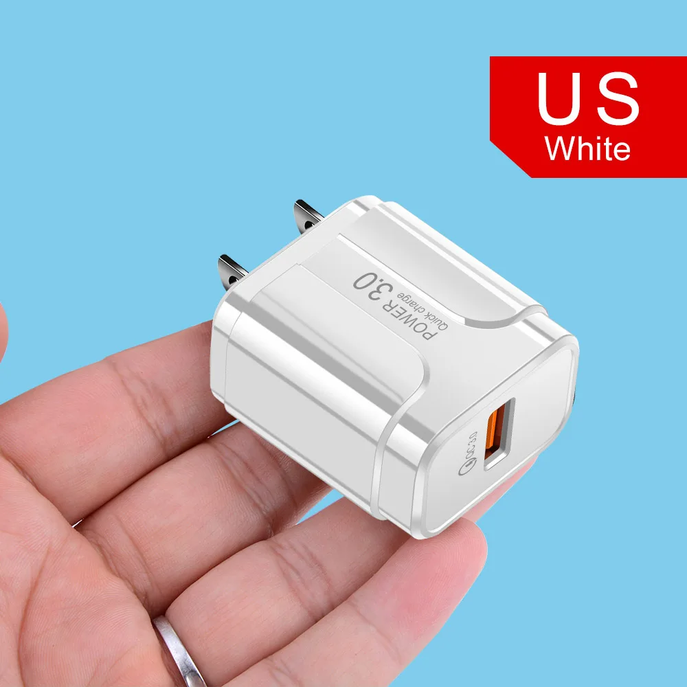 Rexxar USB зарядное устройство Быстрая зарядка 3,0 настенный адаптер для iphone 6 7 XR samsung S10 мобильный телефон портативное зарядное устройство QC 3,0