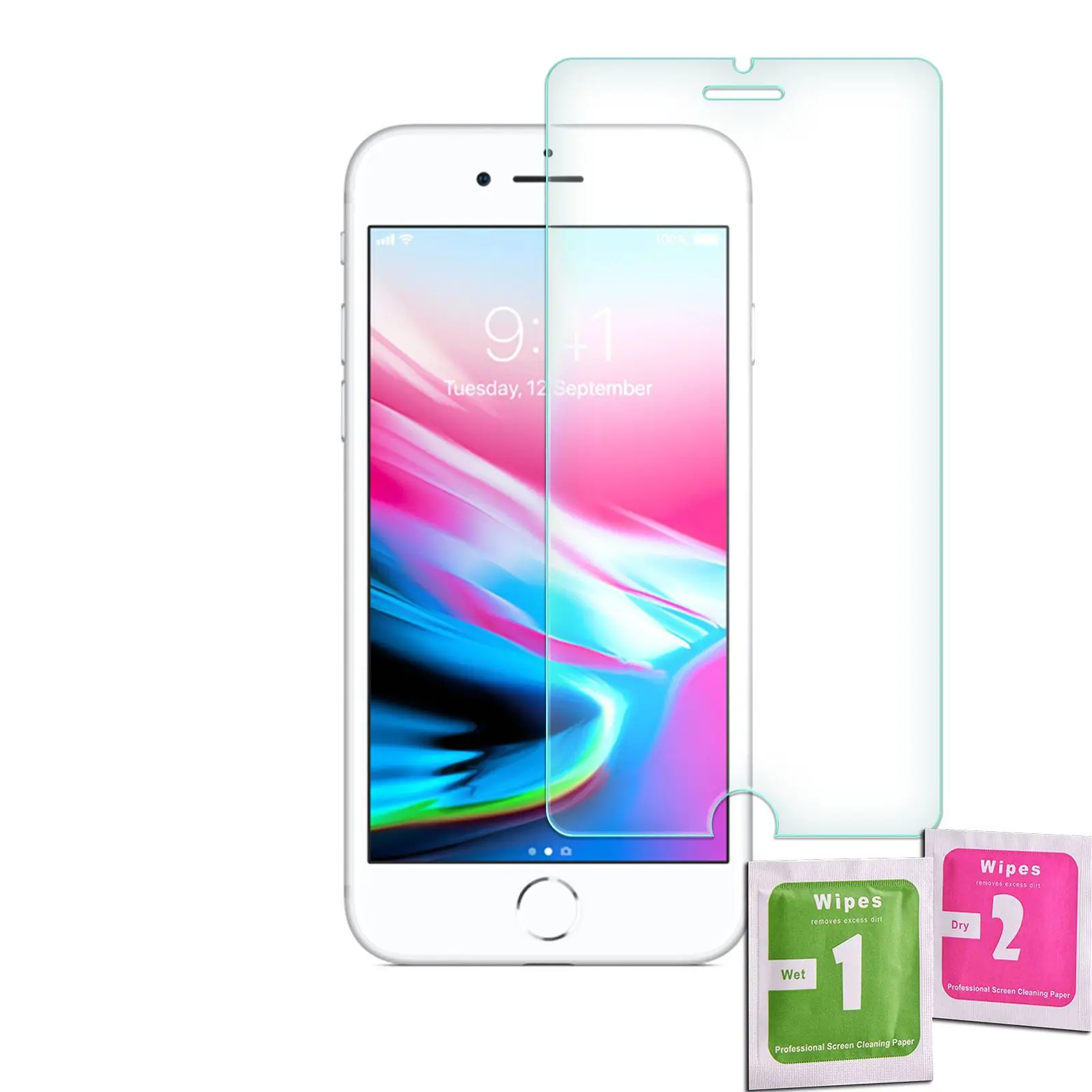 Tempered glass screen Protector for IPHONE 7 PLUS / 8 PLUS, Premium quality 9H 0.33mm