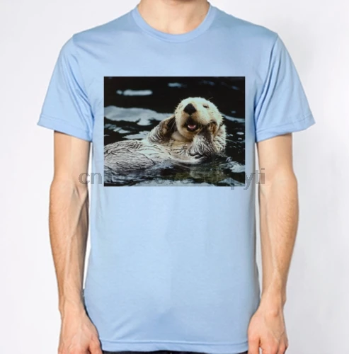 Sea Otter футболка классная Повседневная pride Футболка Мужская Унисекс Новая модная
