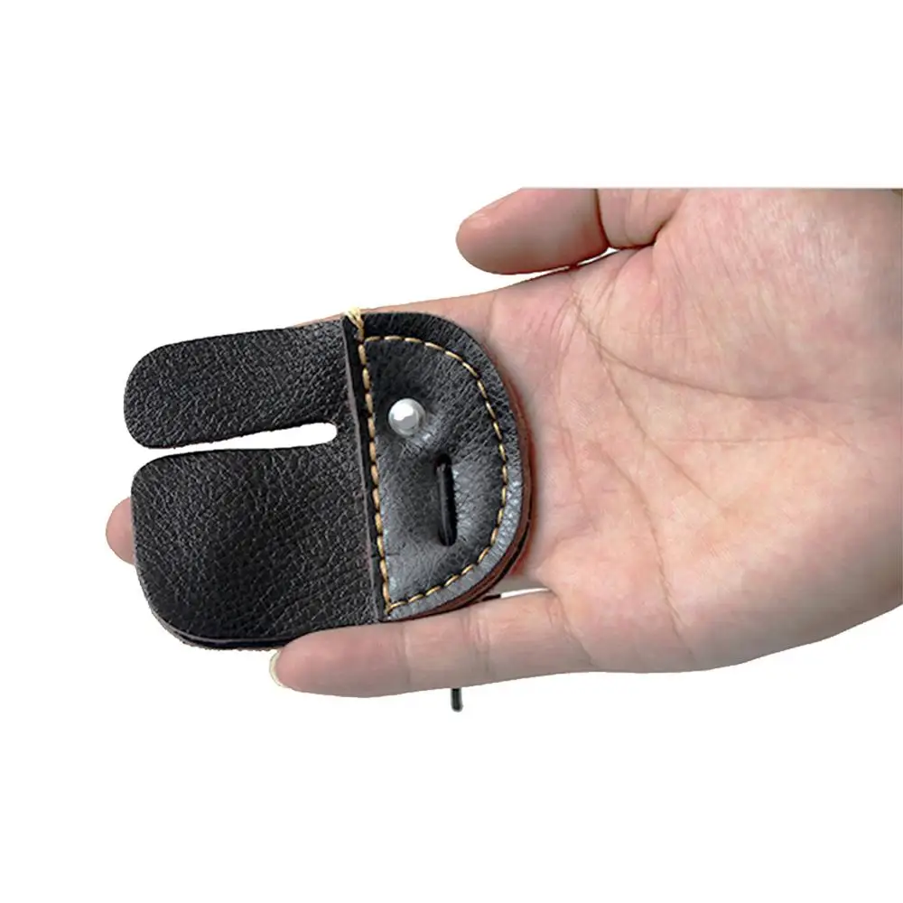 Защитная перчатка для стрельбы из телячьей кожи цвет в ассортименте|Перчатки