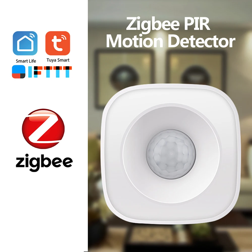 360 Угол обнаружения Tuya ZigBee PIR датчик движения беспроводной пассивный