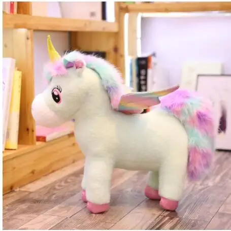 

30-80CM Big Unicorn Plush Toys Lovely Rainbow Horse Unicorn Toys Stuffed Soft Dolls Home Decor Kids Birthday Gifts