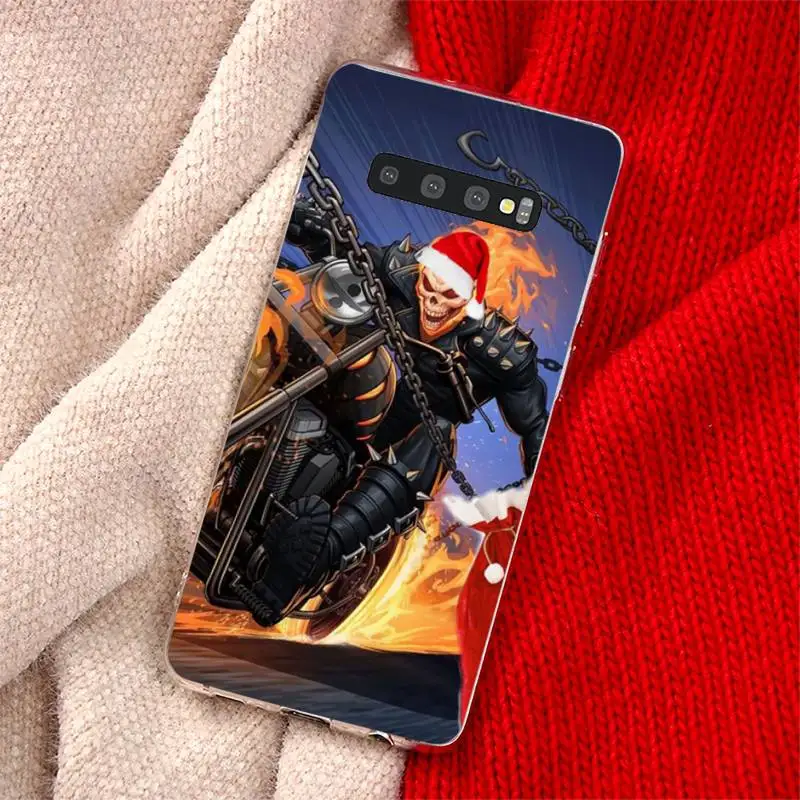 

ghost rider Phone Case Transparent for Samsung A71 S9 10 20 HUAWEI p30 40 honor 10i 8x xiaomi note 8 Pro 10t 11