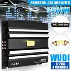 Автомобильный усилитель мощности, 5800 Вт, 4 канала, 12 В