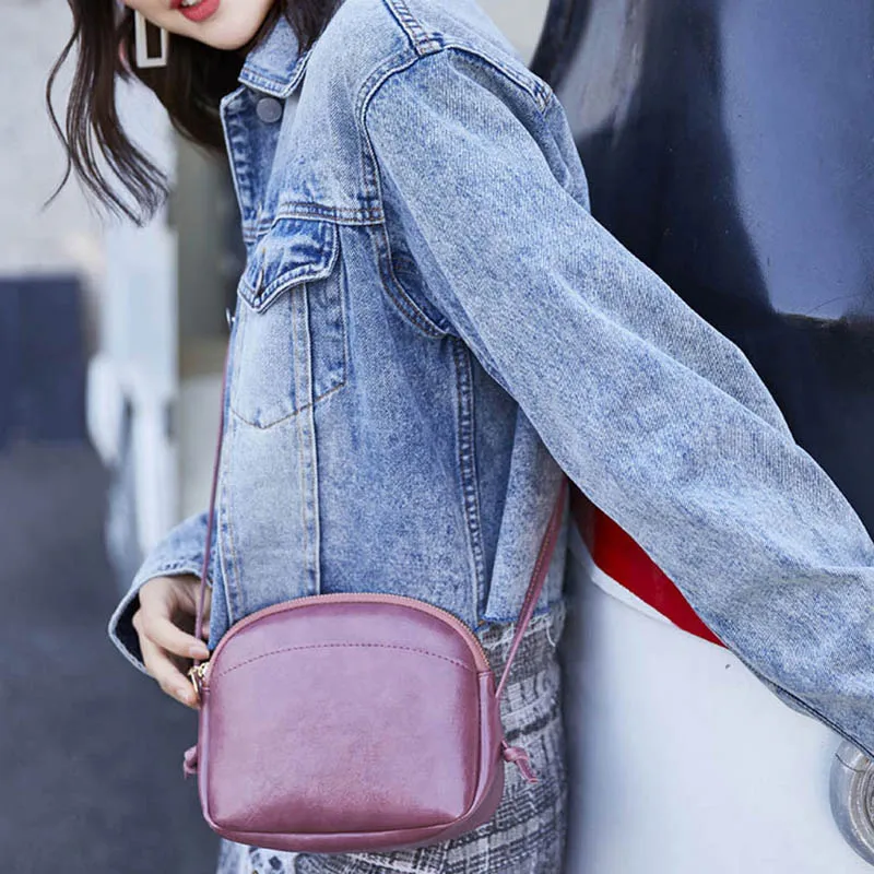 

NEW Casual Crossbody Bags For Women Shell Bag PU Leather Small Handbag Satchel Messenger Cross Body Shoulder Bag Purse