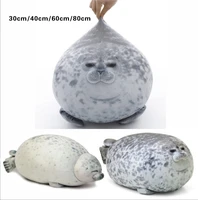 1pc soft 30 80cm soft sea lion plush stuffed anilmal toys sea world animal seal for children baby sleeping pillow gift