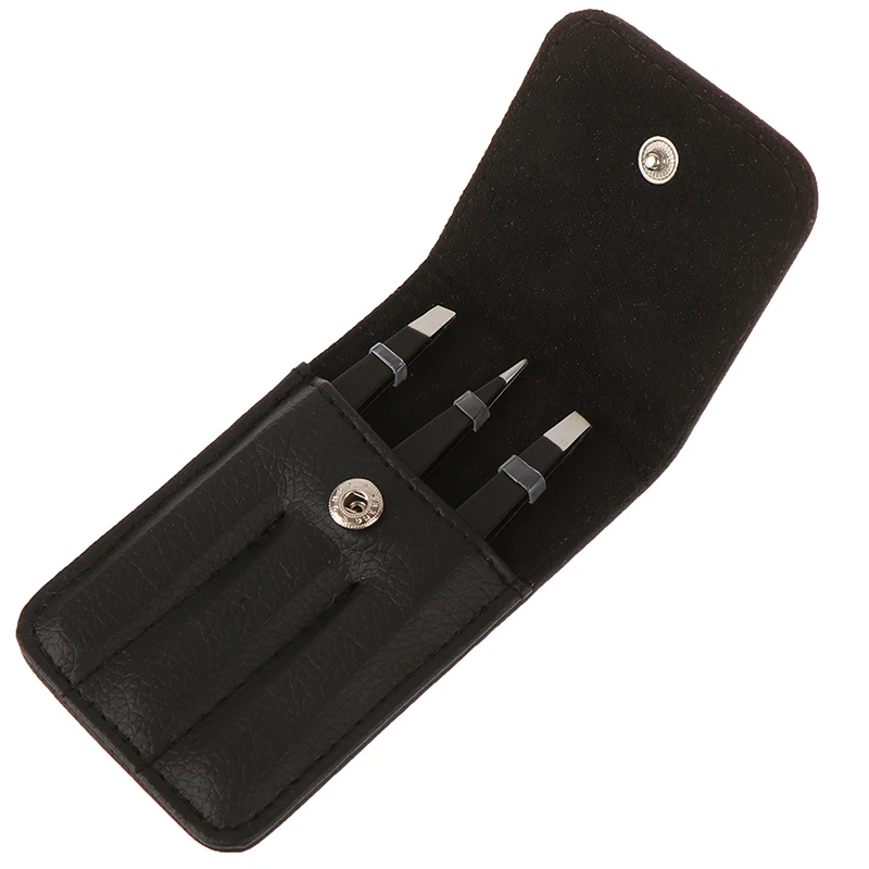 3 шт. пинцет для бровей Набор из нержавеющей стали Наклонный наконечник/точечный